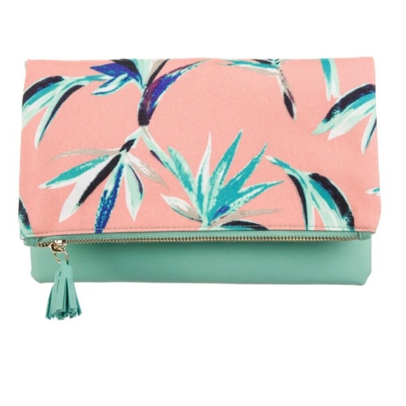 Rachel Pally Reversible Floral Clutch - NWOT - Picture 1 of 5